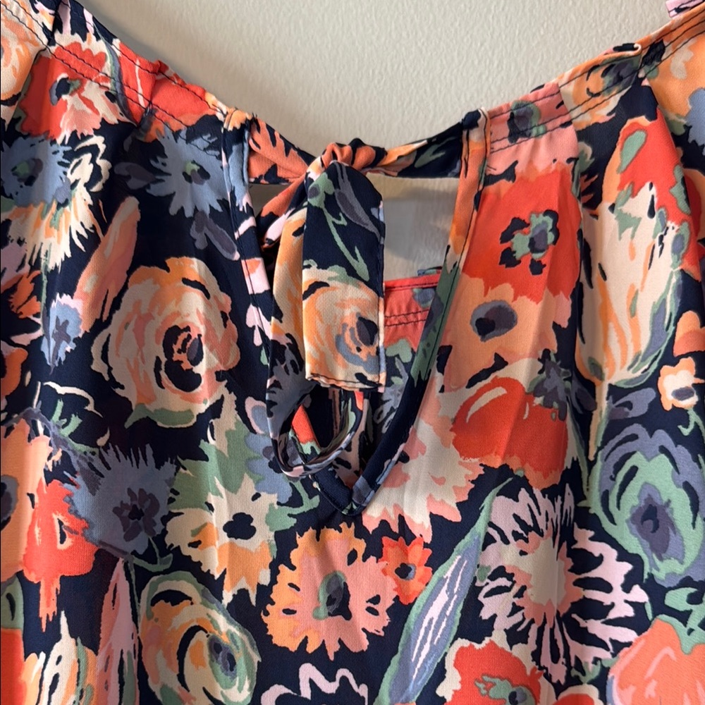 Floral Women's Top - Multicolor - Picture 4 of 7